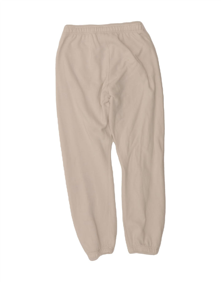CHAMPION Mens Graphic Tracksuit Trousers Joggers Small  White