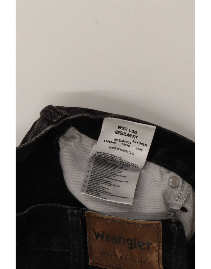 Wrangler Damen-Jeans mit normaler Passform, gerade Passform, W32, L30, graue Baumwolle