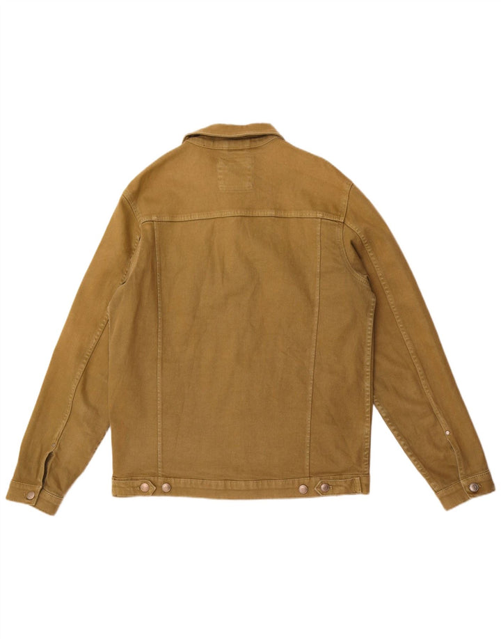 Zara Herren Jeansjacke UK 38 Medium Khaki