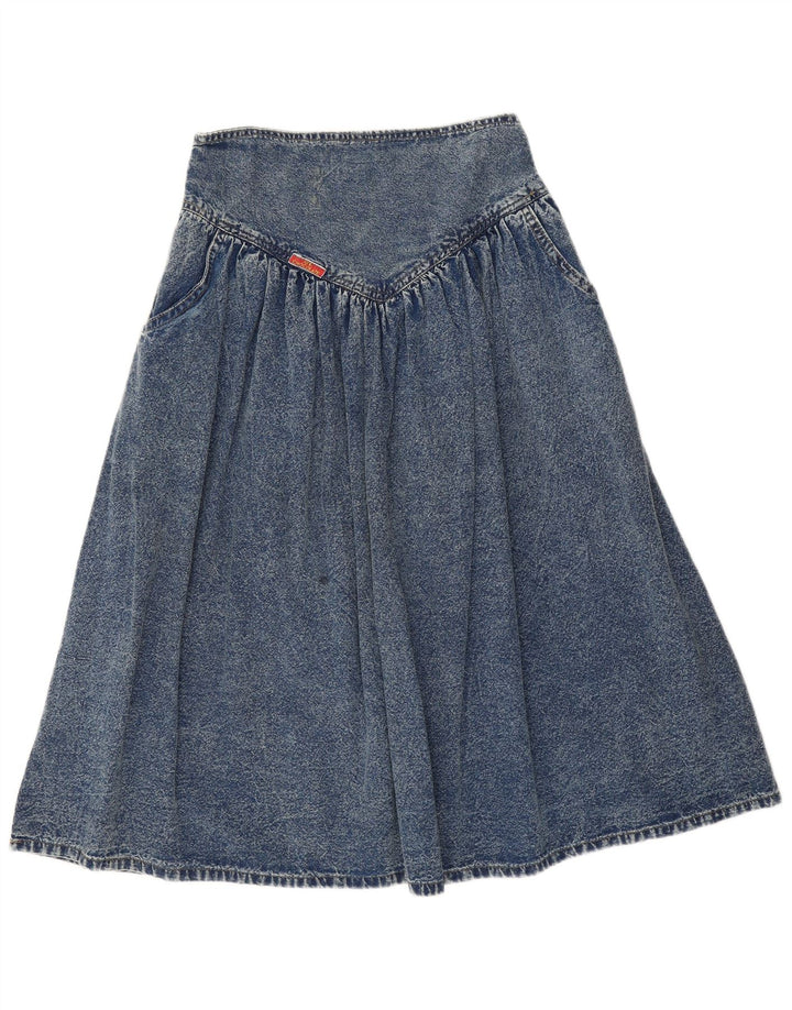 Vintage Damen Jeansrock W28 L30 Blaue Baumwolle