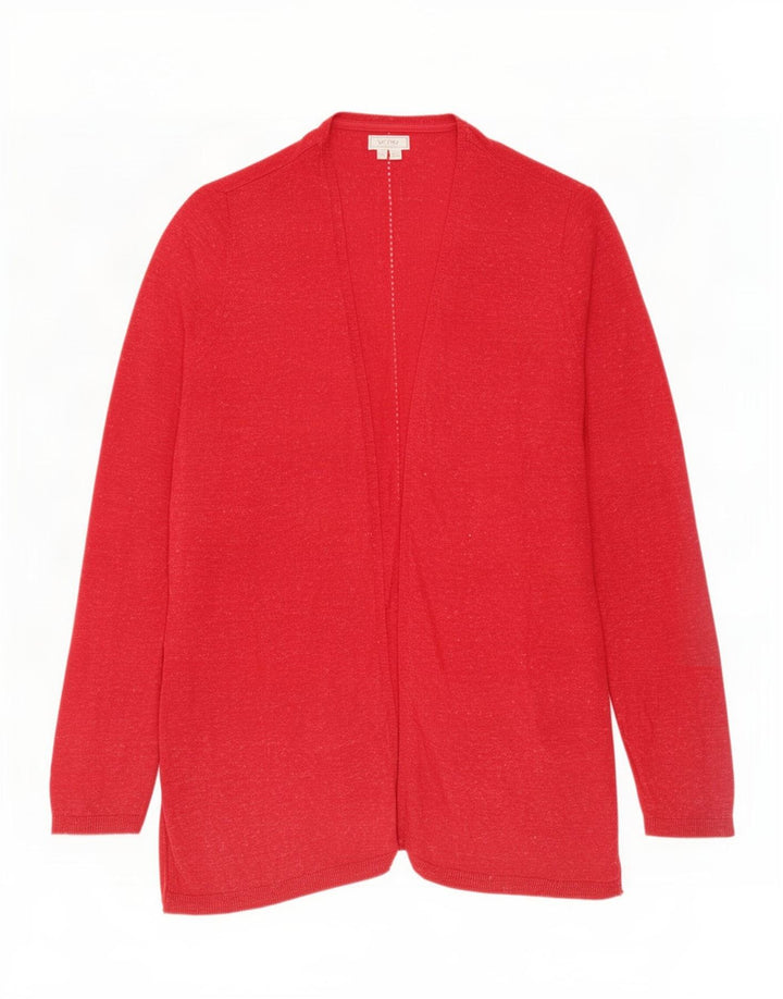 Offener Cardigan für Damen von Fat Face, UK 16, Größe L, Rot, Baumwolle