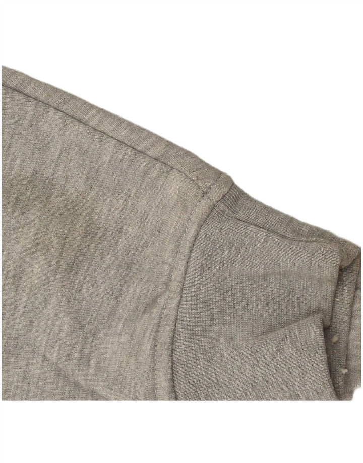 Zara Herren-Kapuzenpullover, klein, grau geflecktes Polyester