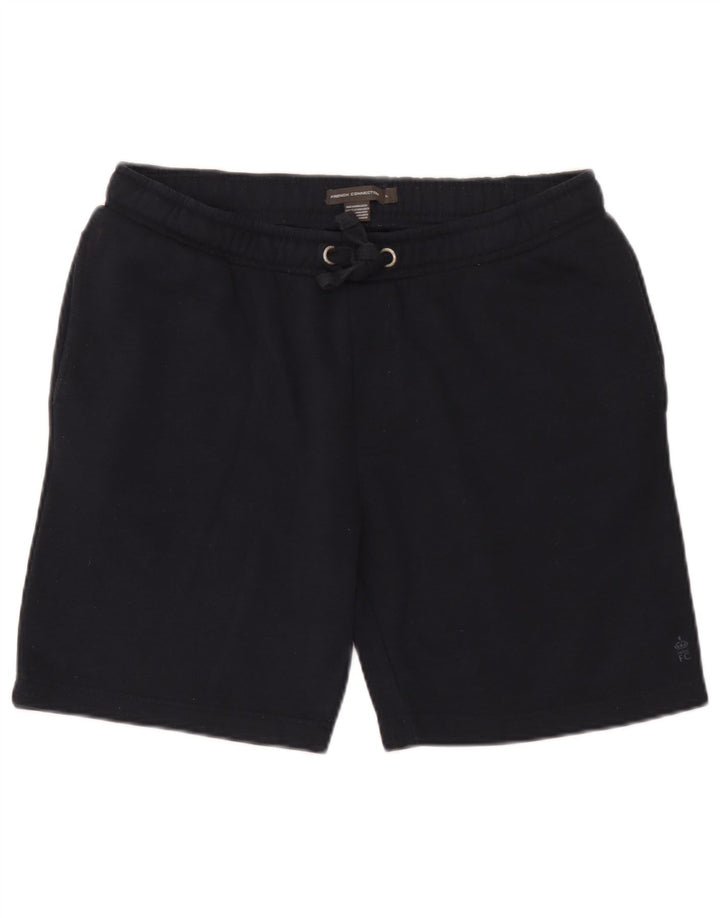 French Connection Herren-Sportshorts, groß, marineblaue Baumwolle