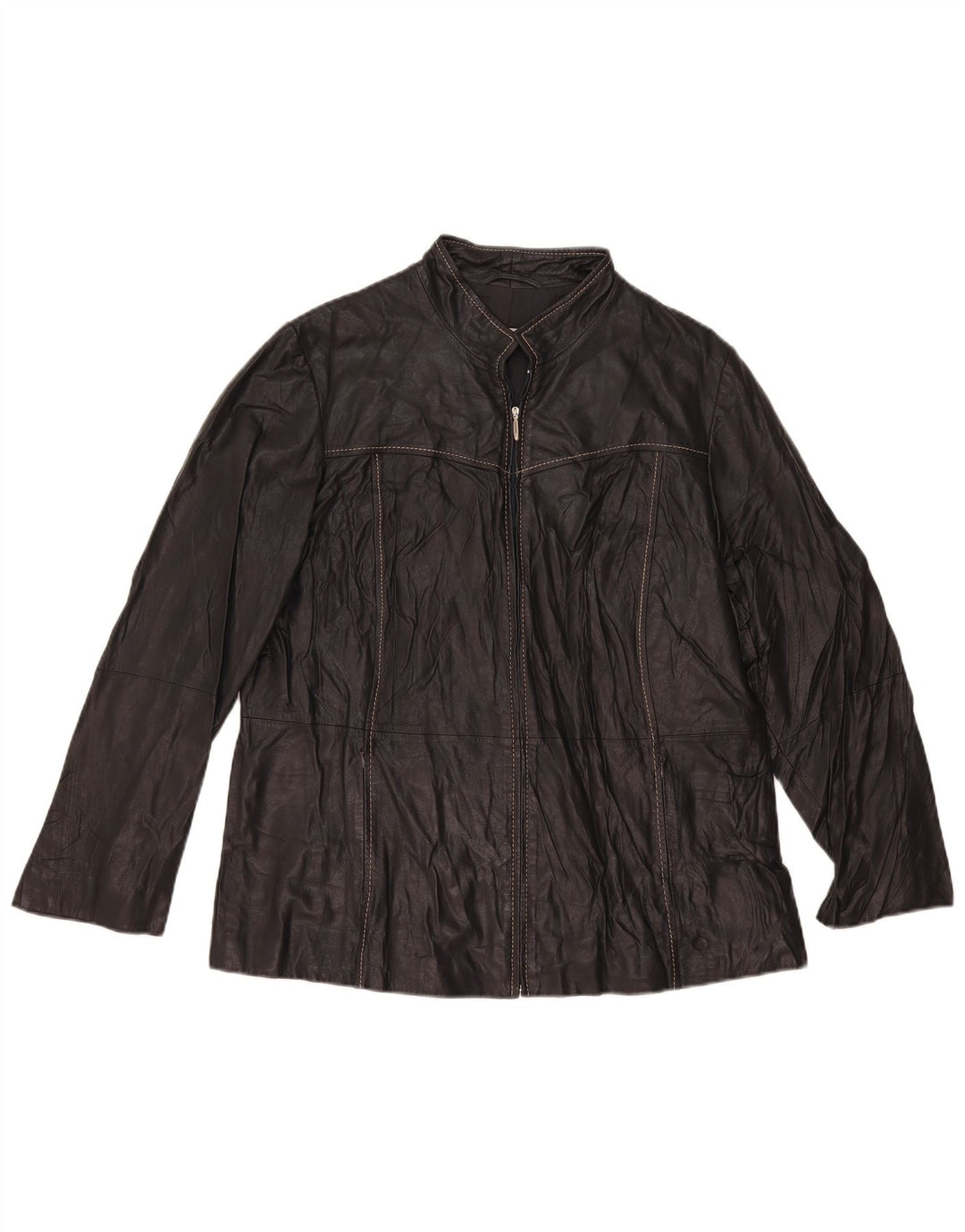Persona Damen Lederjacke Größe 21 Medium Schwarz