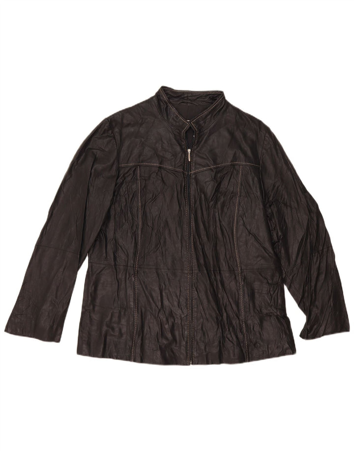 Persona Damen Lederjacke Größe 21 Medium Schwarz