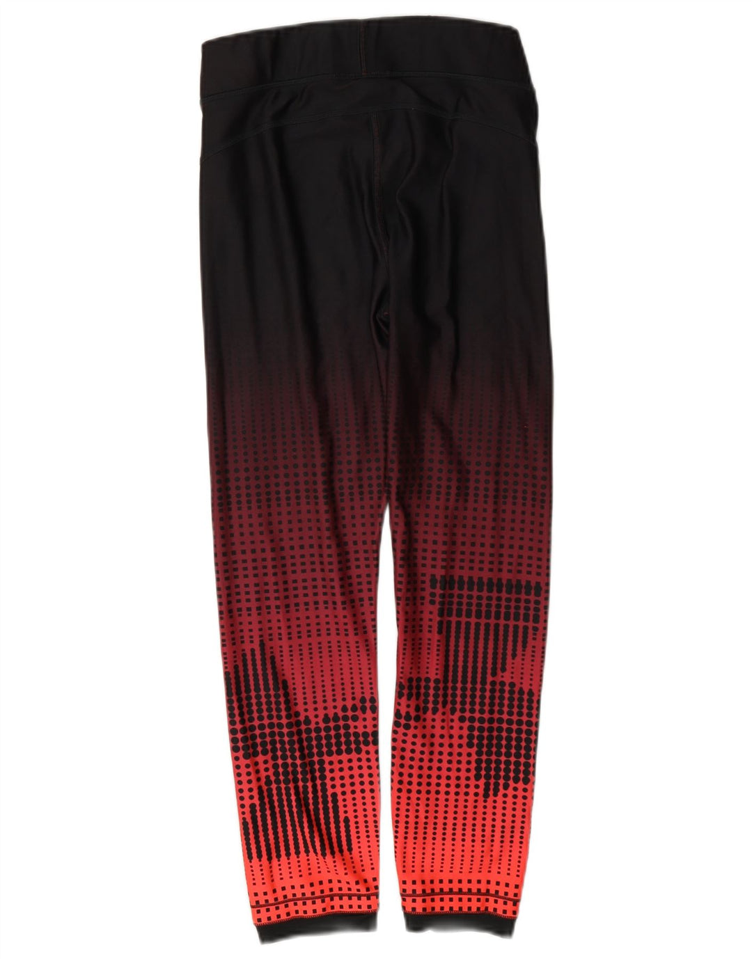 Under Armour Damen Heat Gear Leggings UK 10 Kleines rotes geometrisches Polyester