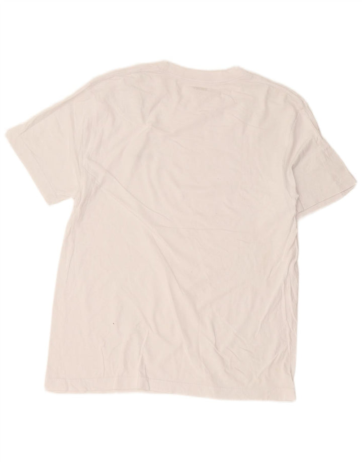 Dkny T-Shirt für Jungen, 15–16 Jahre, Größe L, aus weißer Baumwolle