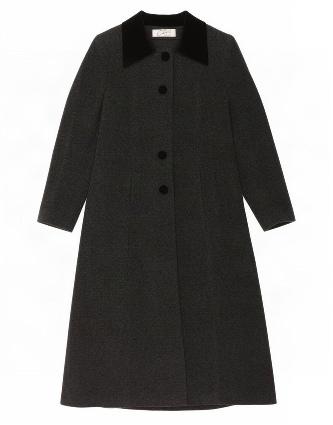 Vintage Damen Mantel UK 10 Kleine graue Wolle