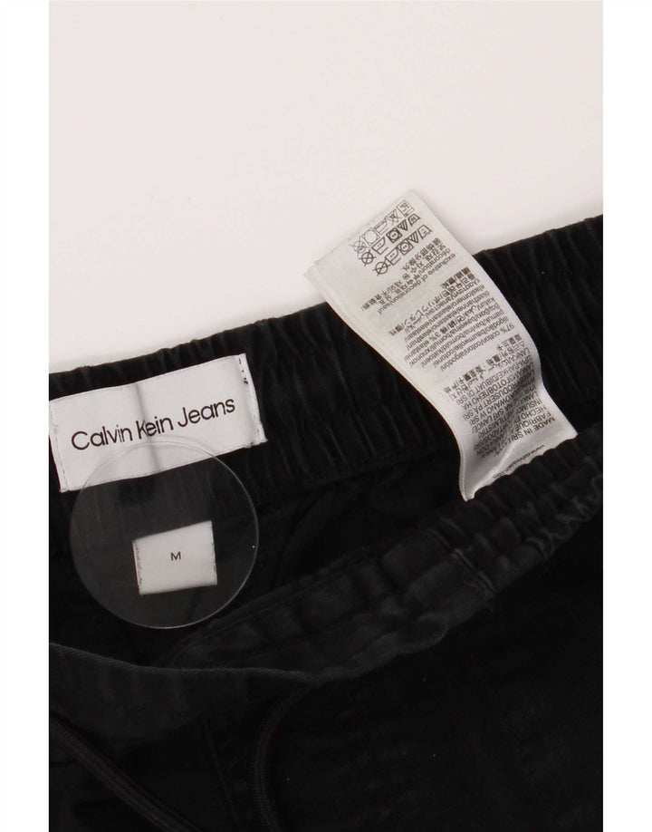 Calvin Klein Damen Joggers Cargohose Medium W30 L28 Schwarz Baumwolle