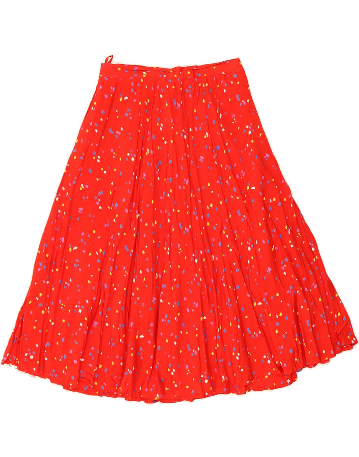 VINTAGE Womens A-Line Skirt  W28 Medium Red Spotted Vintage Vintage and Second-Hand Vintage from Messina Hembry 