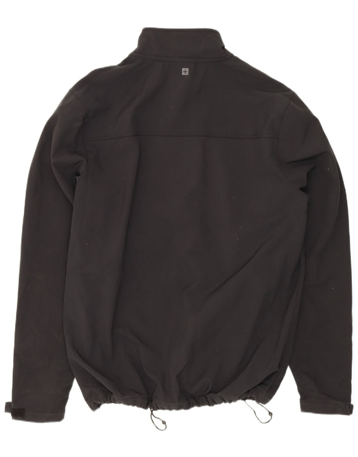Mountain Warehouse Herren-Windbreaker-Jacke, UK 40, Größe L, Schwarz, Polyester