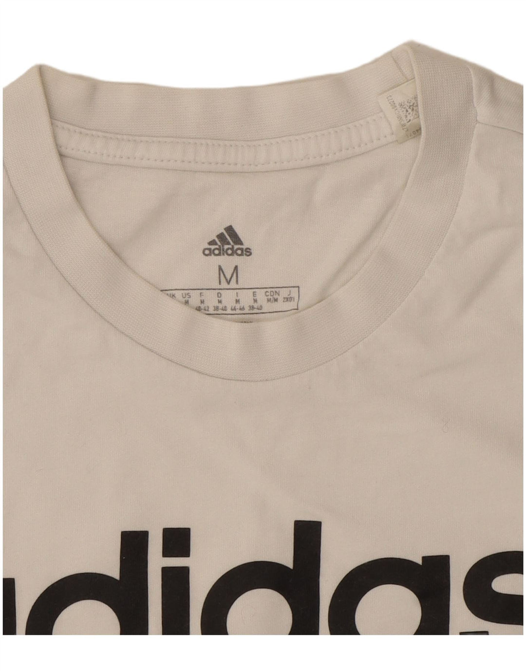 Adidas Damen Graphic T-Shirt Top UK 12/14 Medium Weiß