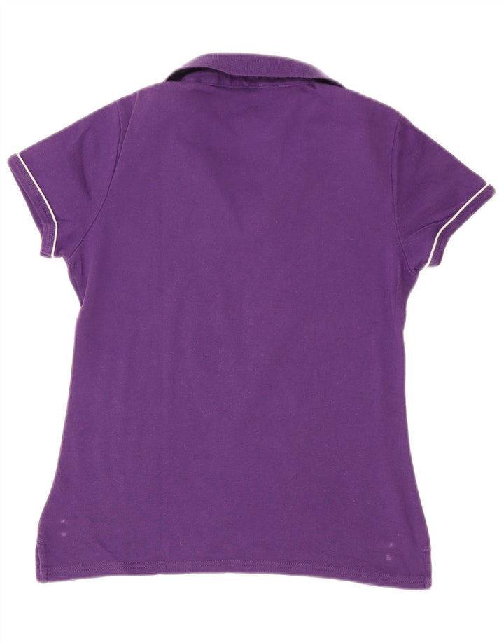 Tommy Hilfiger Damen Poloshirt UK 12 Medium Lila