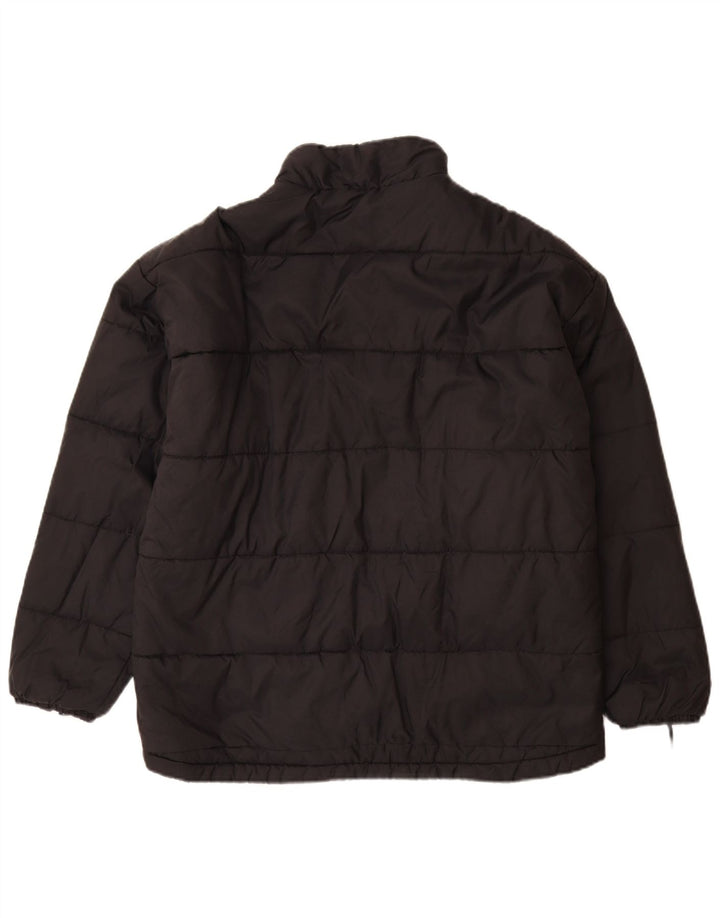 Kappa Herren Wattierte Jacke UK 40 Large Schwarz Polyamid