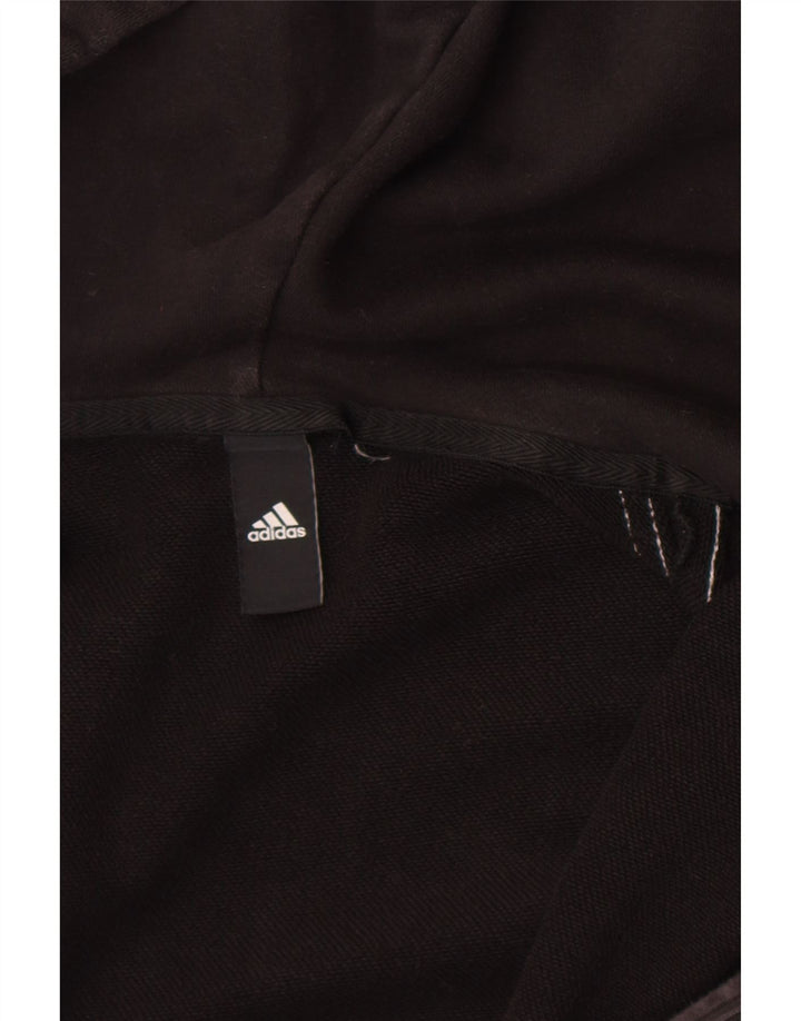 Adidas Herren Zip Hoodie Pullover Small Schwarz
