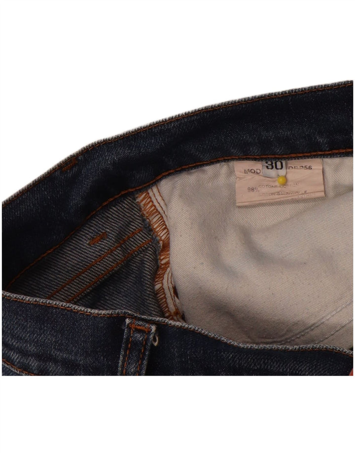 Fiorucci Damen Straight Jeans W30 L27 Blaue Baumwolle