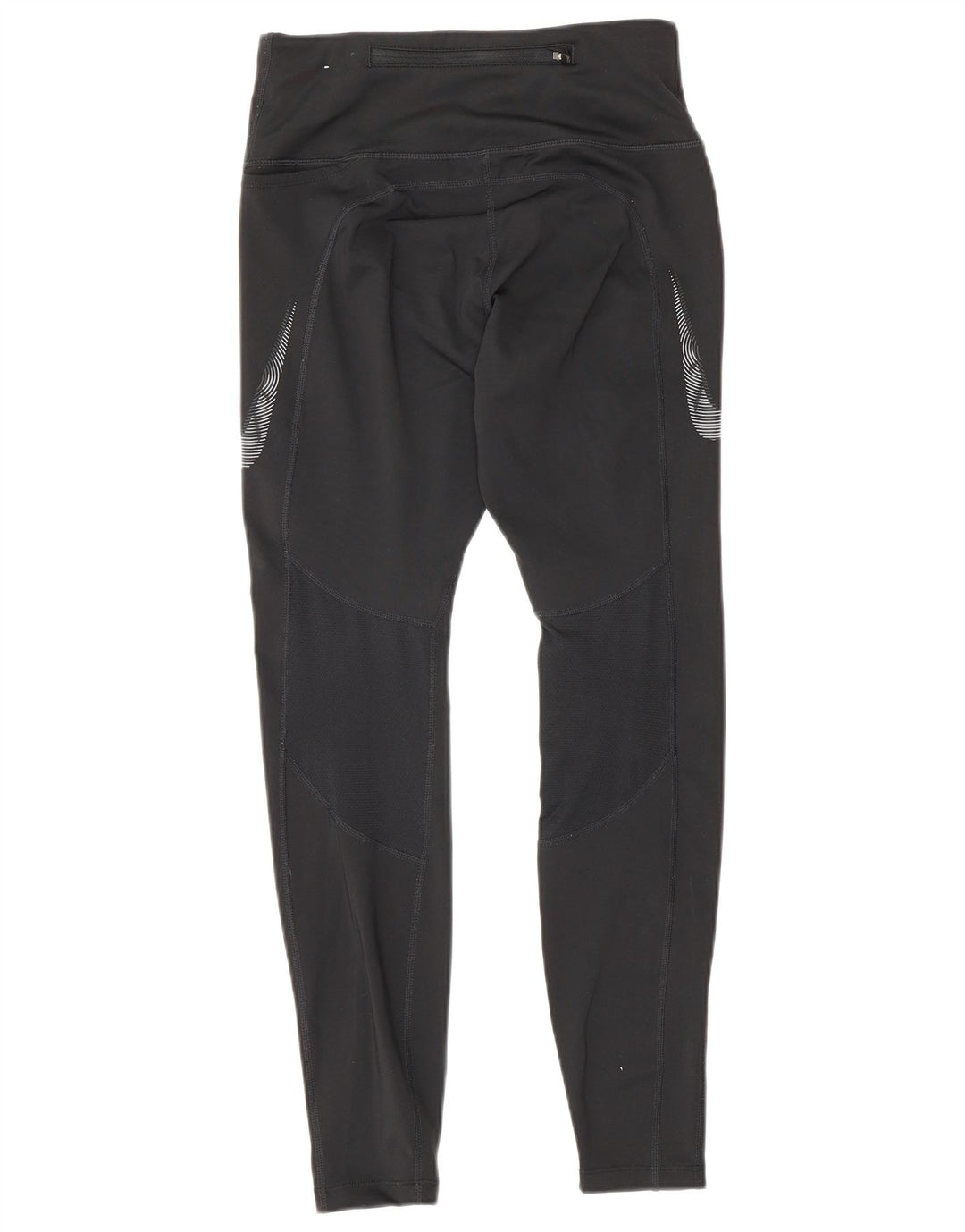 Nike Damen Dri Fit Leggings UK 8 Small Schwarz Colourblock Polyester