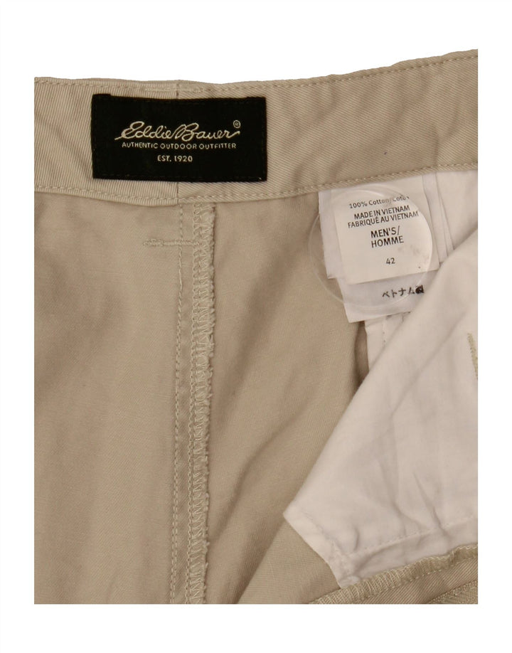 EDDIE BAUER Mens Cargo Shorts Size 2XL W42  Beige Cotton Vintage Eddie Bauer and Second-Hand Eddie Bauer from Messina Hembry 