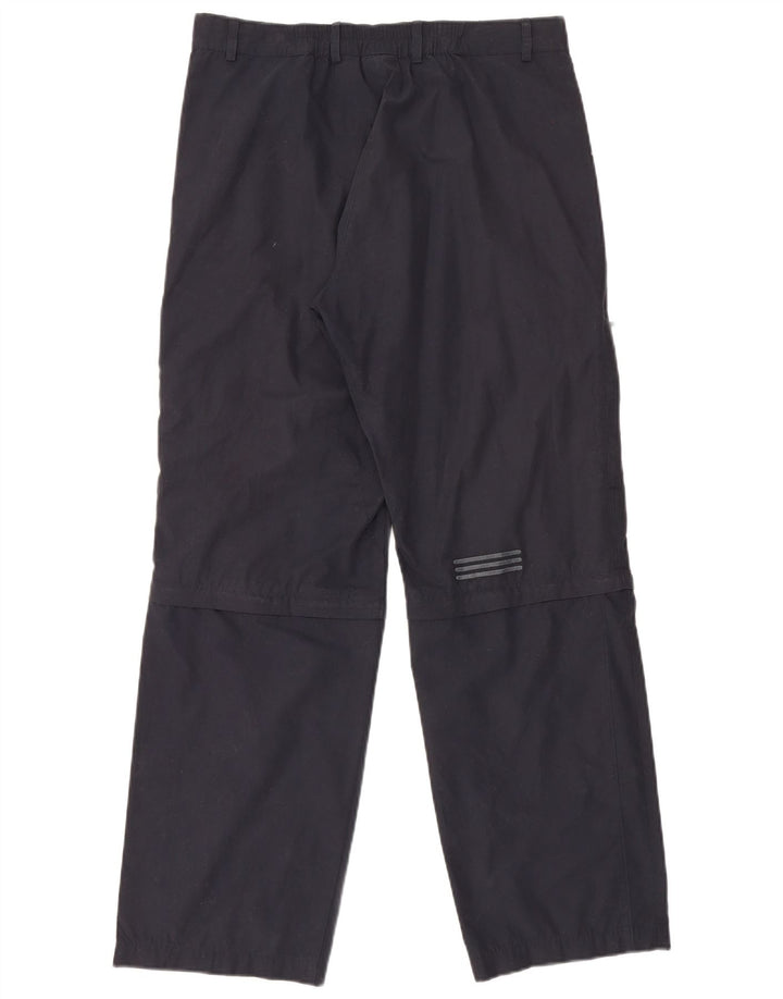 Adidas Herren Straight Cargo Hose Medium W32 L31 Marineblau Polyester