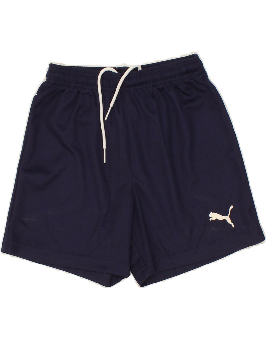 PUMA Boys Sport Shorts 7-8 Years XS Navy Blue Polyester Vintage Puma and Second-Hand Puma from Messina Hembry 