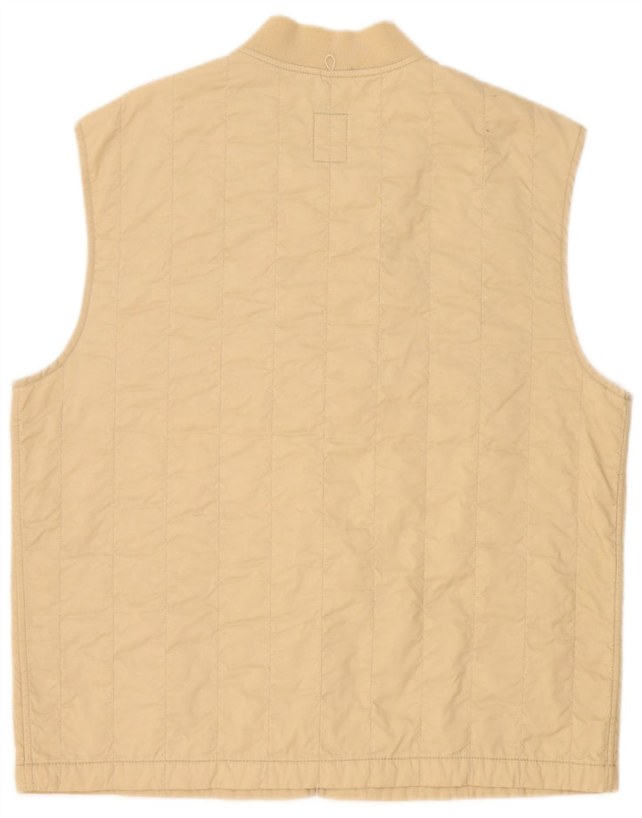 Fay Herren Wattierte Weste UK 42 XL Beige Polyamid