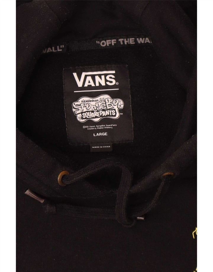 Vans Herren-Kapuzenpullover mit Grafik, groß, aus schwarzer Baumwolle