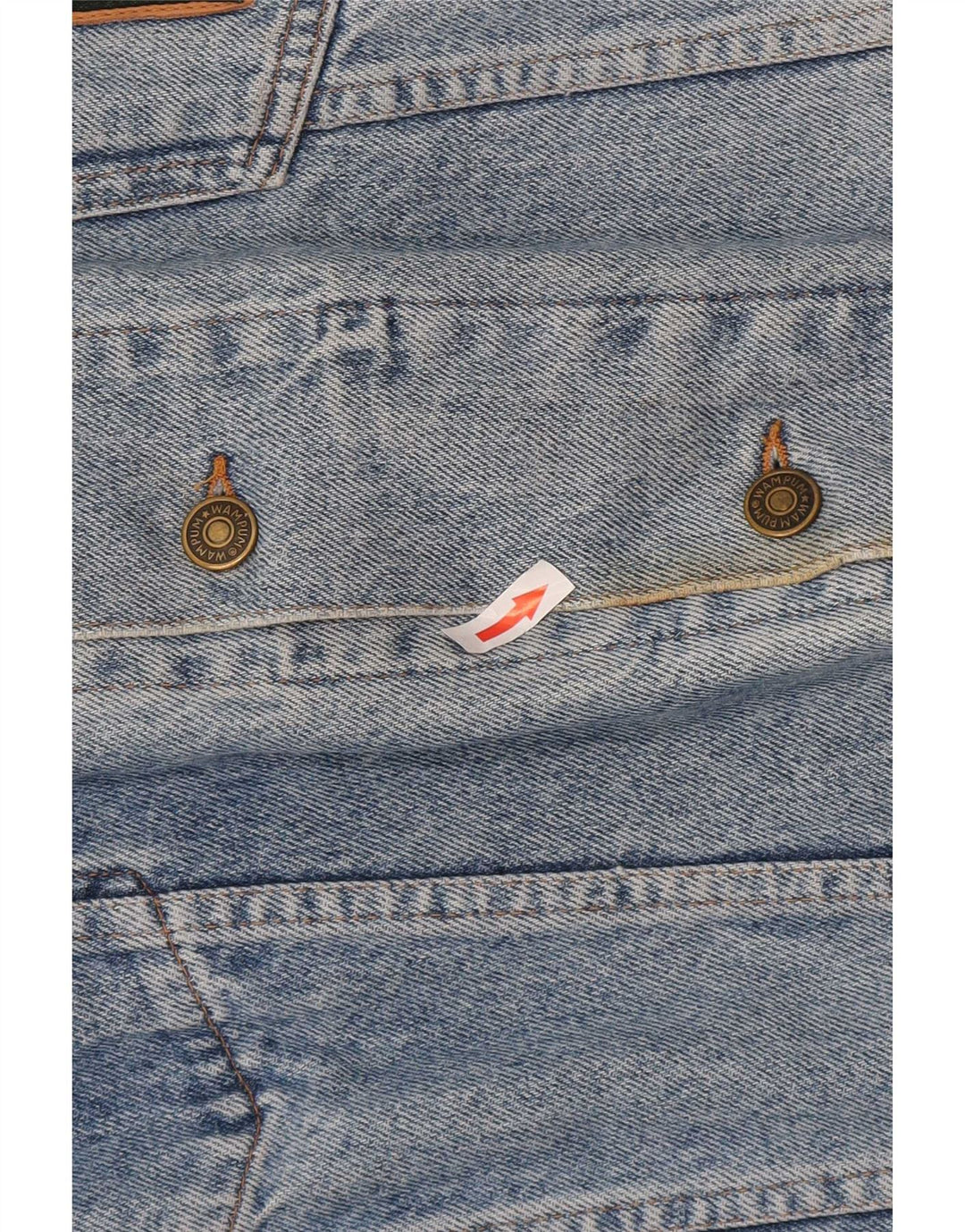 Wampum Damen Jeansjacke UK 16 Large Blau