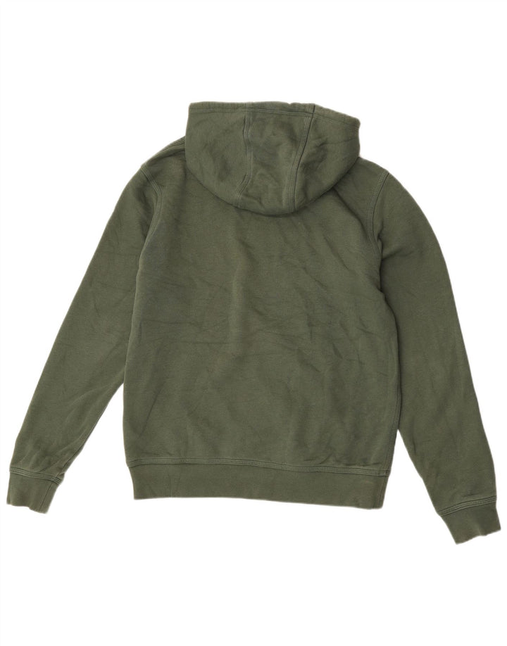 Nike Herren Kapuzenpullover aus mittelgrüner Baumwolle