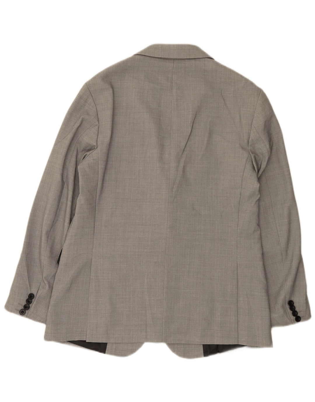Zara Herren-Blazer mit 2 Knöpfen, EU 50, mittelgraues Polyester
