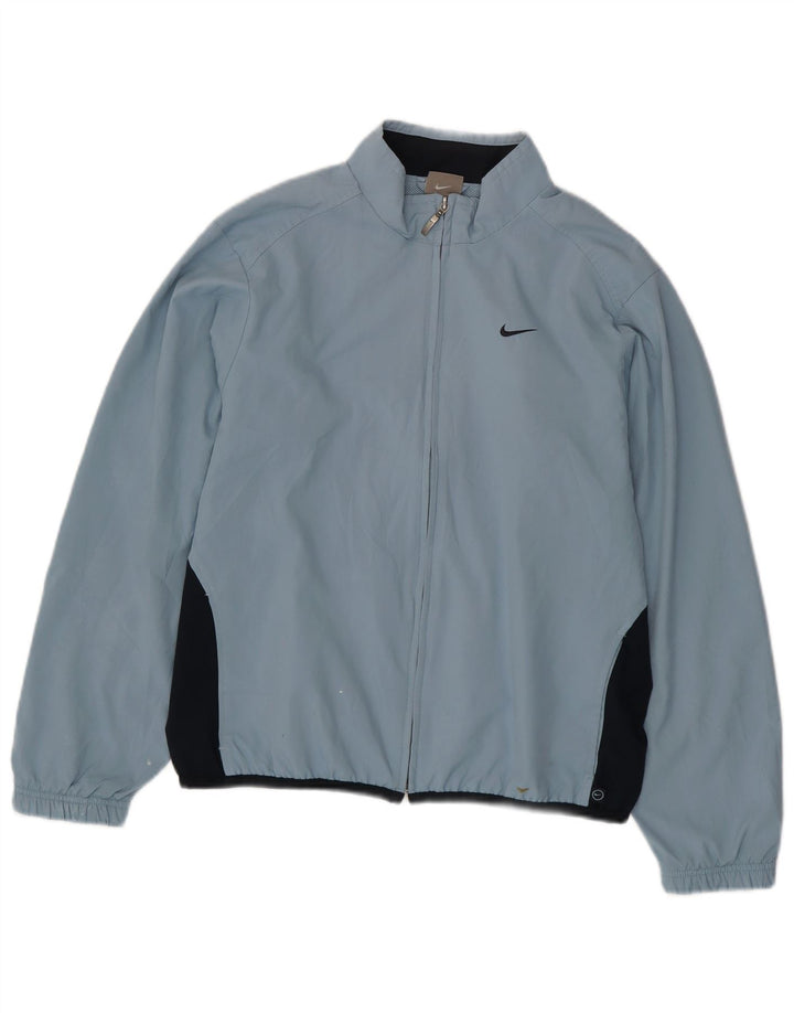 Nike Jungen-Trainingsanzug-Top-Jacke, 15–16 Jahre, XL, Blau, Farbblock