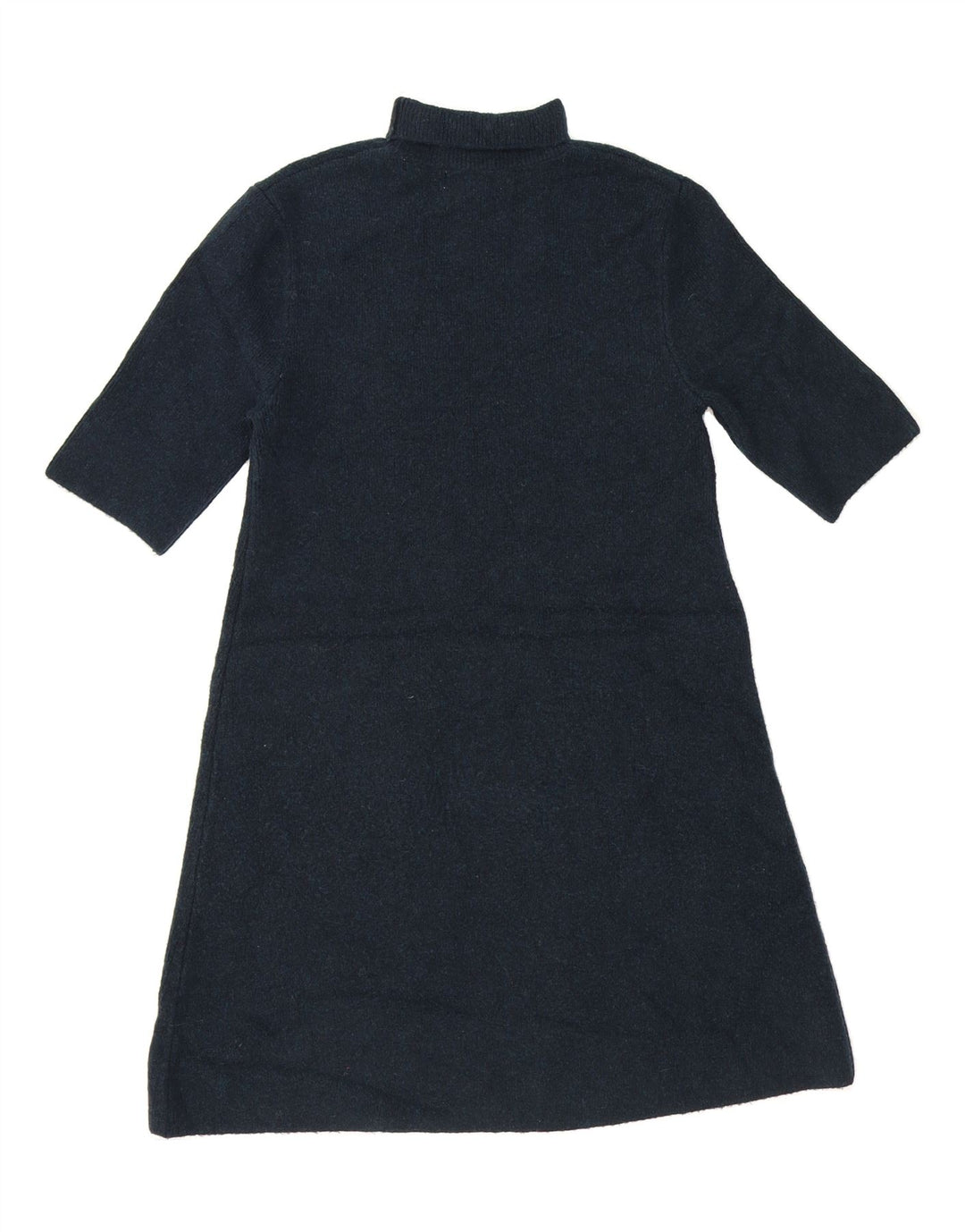 ZARA Womens Jumper Dress UK 12 Medium Navy Blue Acrylic Vintage Zara and Second-Hand Zara from Messina Hembry 