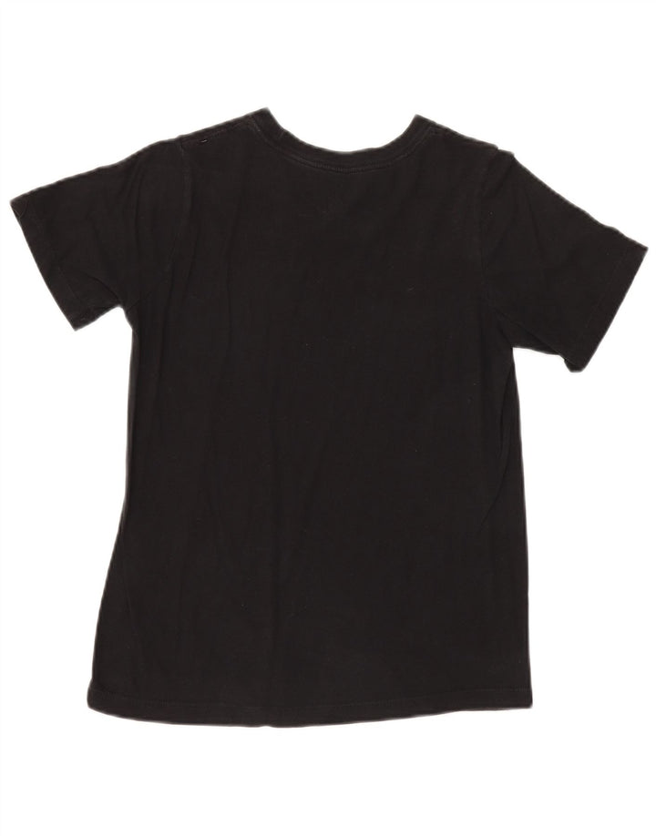 Nike Damen Graphic T-Shirt Top UK 14 Large Schwarz
