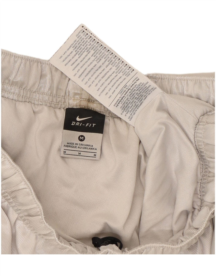 Nike Herren Dri Fit Sportshorts Mittelweißes gestreiftes Polyester
