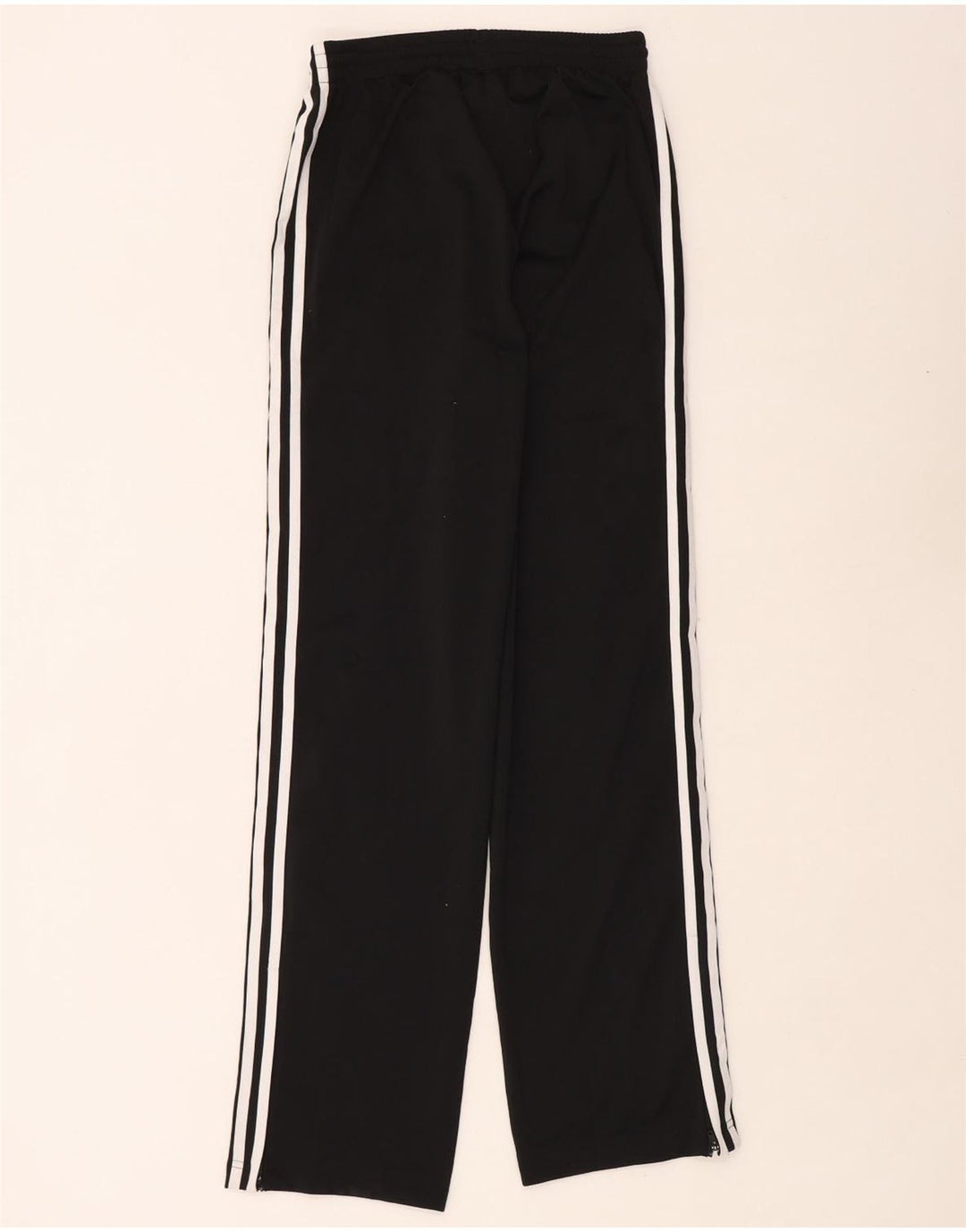 Adidas Damen Trainingshose UK 8 Small Schwarz Polyester