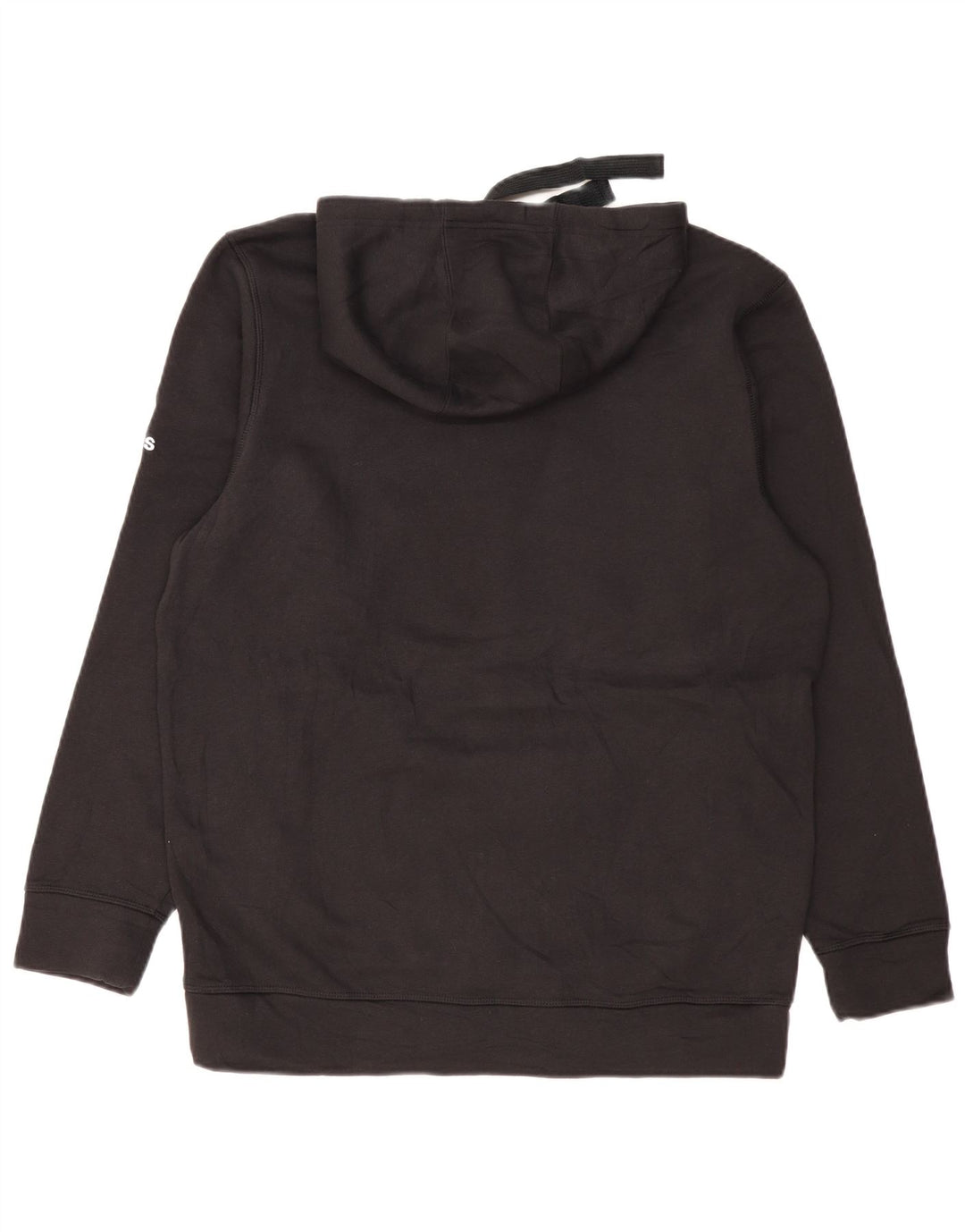 ADIDAS Herren Raiders Graphic Hoodie Pullover Große schwarze Baumwolle