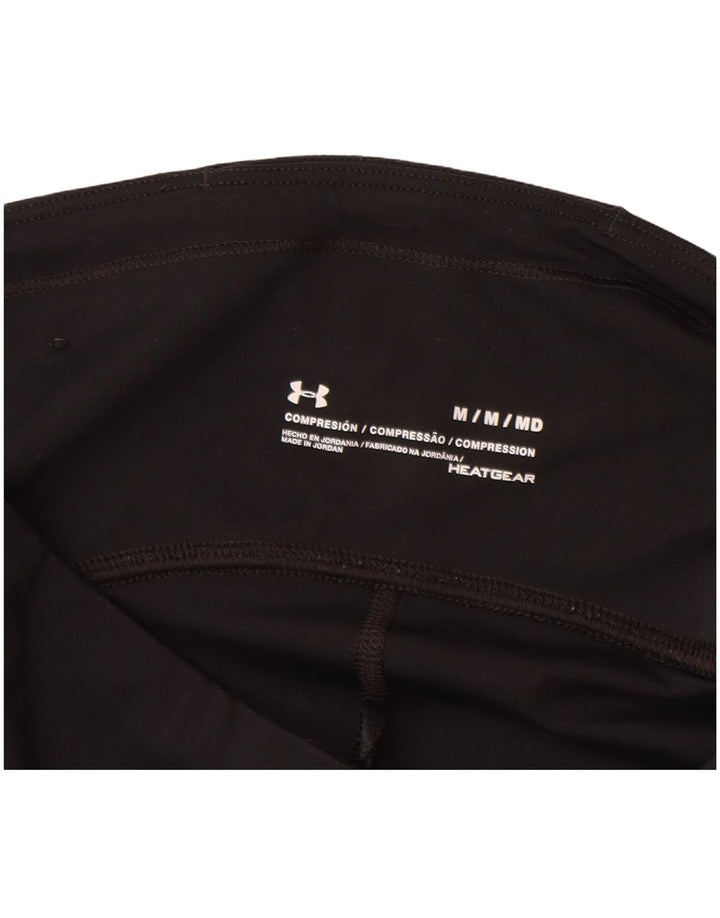 Nike Damen Heat Gear Leggings UK 12 Medium Schwarz