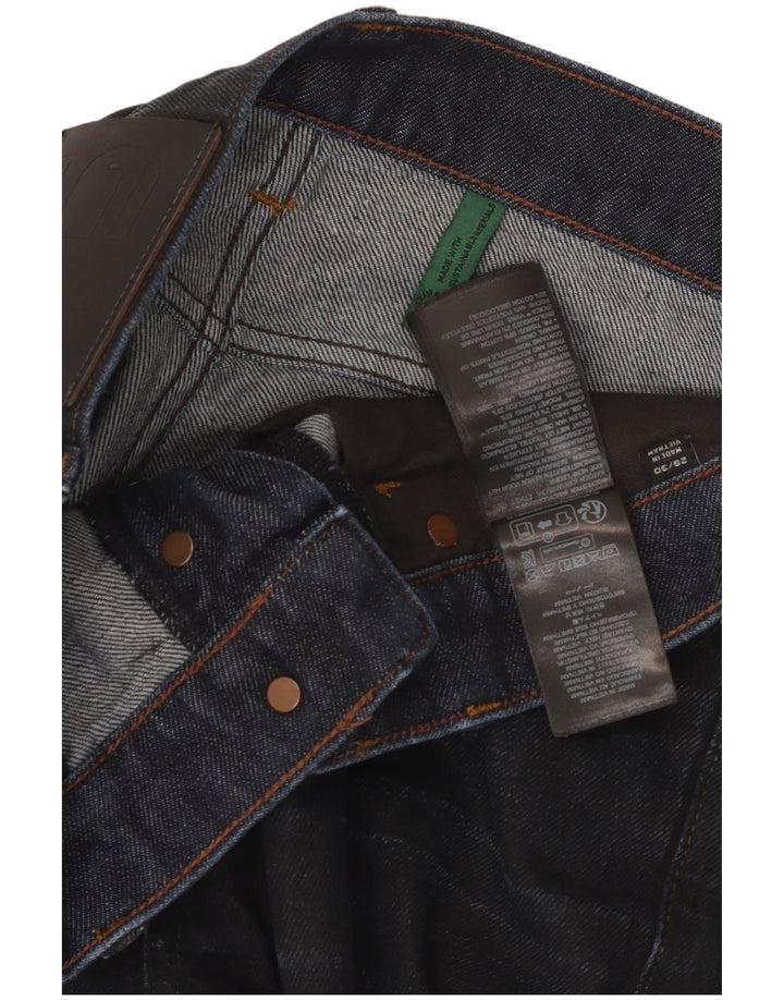 G-Star Herren 3301 Slim Jeans W29 L30 Marineblau Baumwolle