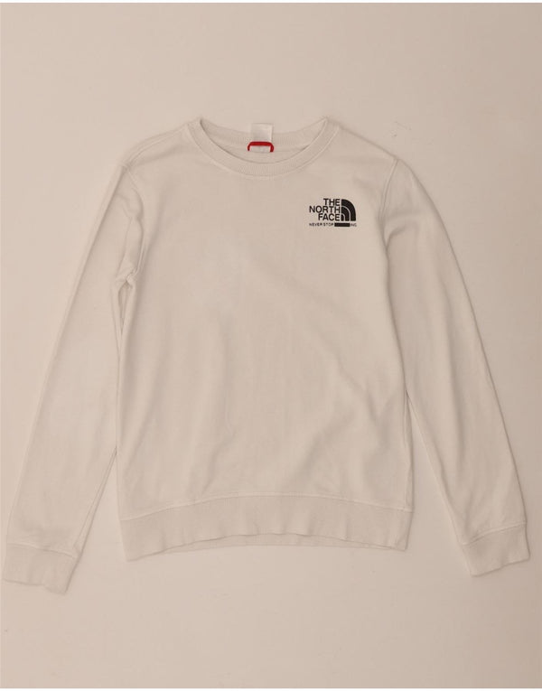 The North Face Jungen-Sweatshirt mit Grafik, 14–15 Jahre, XL, weiße Baumwolle