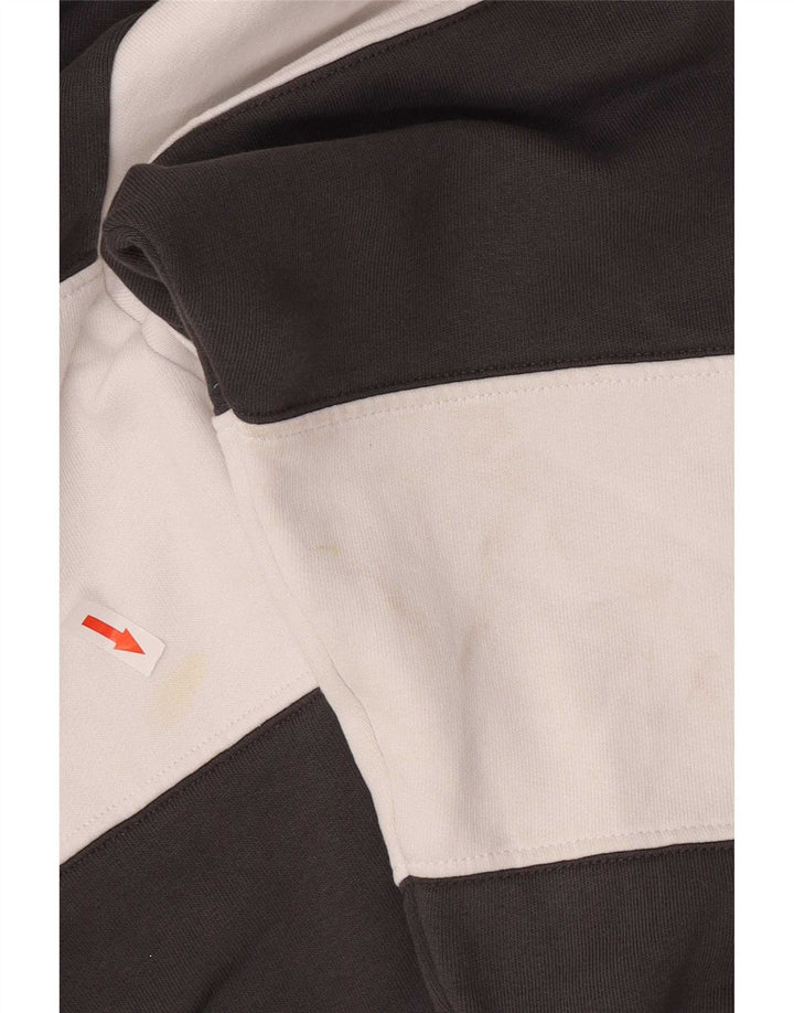 Levi's Damen-Pullover, übergroßer Crop-Sweatshirt, Gr. 14, mittelschwarz gestreift