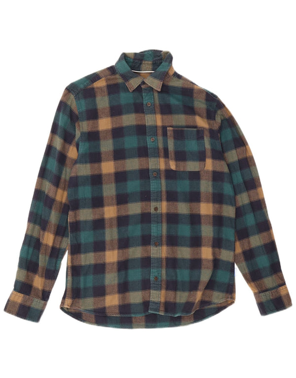 Jack & Jones Herren-Flanellhemd, klein, mehrfarbig, kariert, Baumwolle