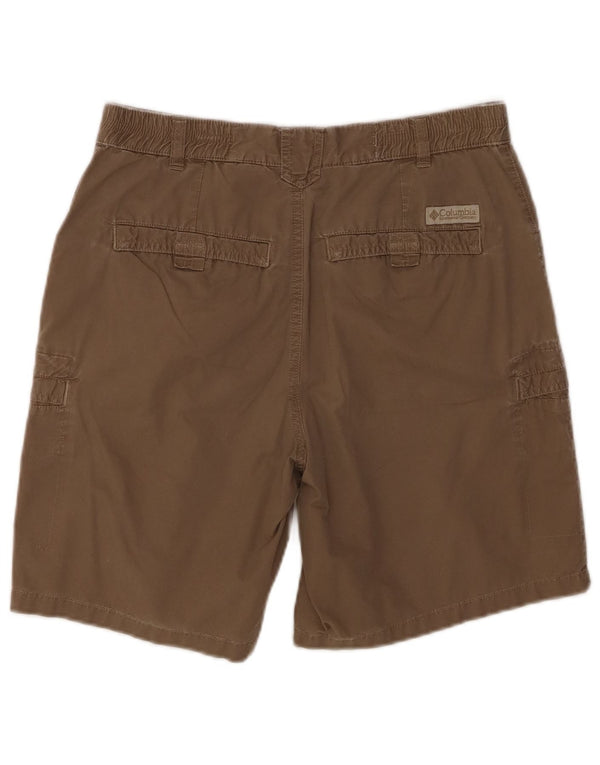 COLUMBIA Damen Cargoshorts US 9 Medium W28 Braune Baumwolle