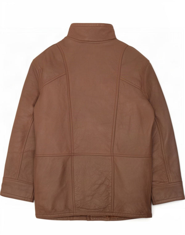 Vintage Damen Lammfelljacke UK 14 Mittelbraun