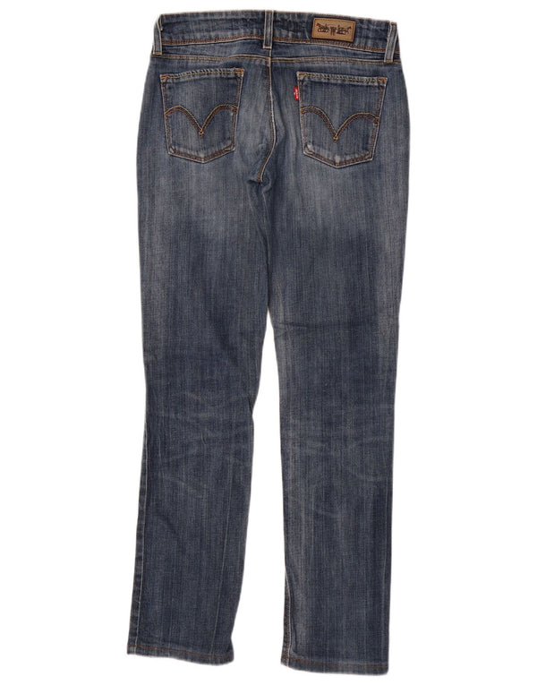 Levi's Damen 571 Slim Jeans W29 L30 Blaue Baumwolle