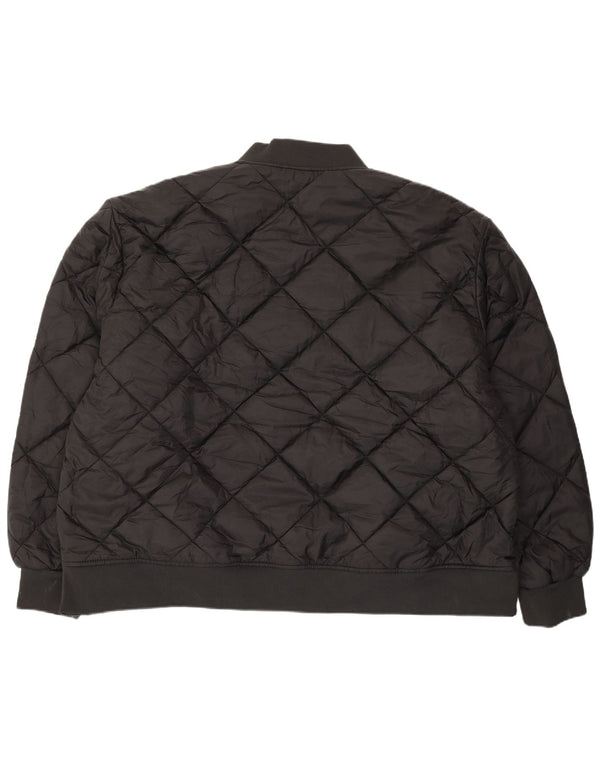 DICKIES Herren Steppjacke UK 48 4XL Schwarzes Nylon