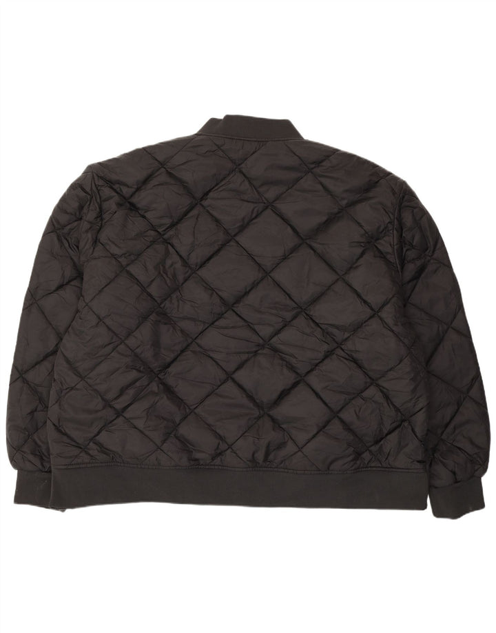 DICKIES Herren Steppjacke UK 48 4XL Schwarzes Nylon