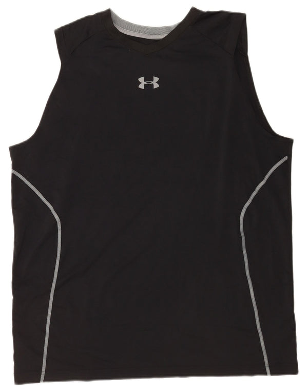 Under Armour Herren Weste Top XL Schwarz Polyester