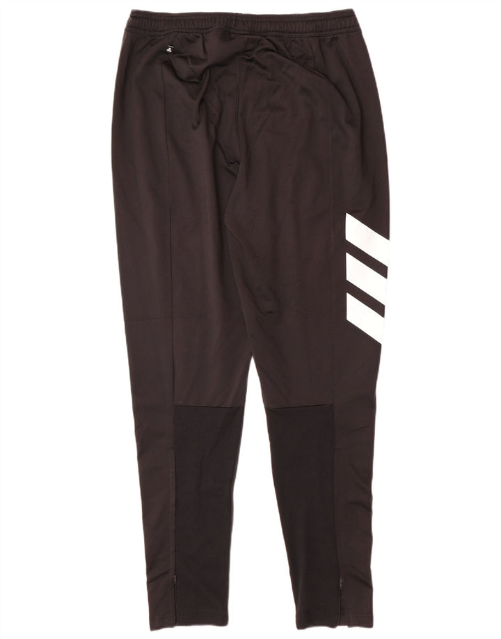 ADIDAS Herren-Trainingshose, groß, schwarzes Farbblock-Polyester
