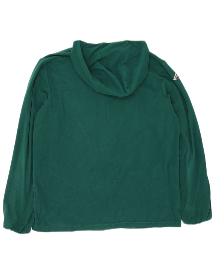 KAPPA Herren-Fleecejacke mit Kapuze, UK 40, Größe L, Grün