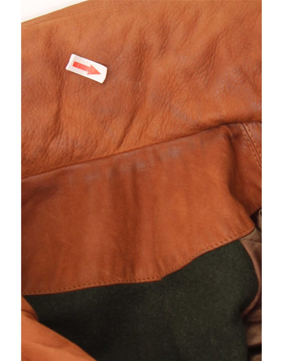 Timberland Herren-Lederjacke mit Kapuze, Größe 40, Braun
