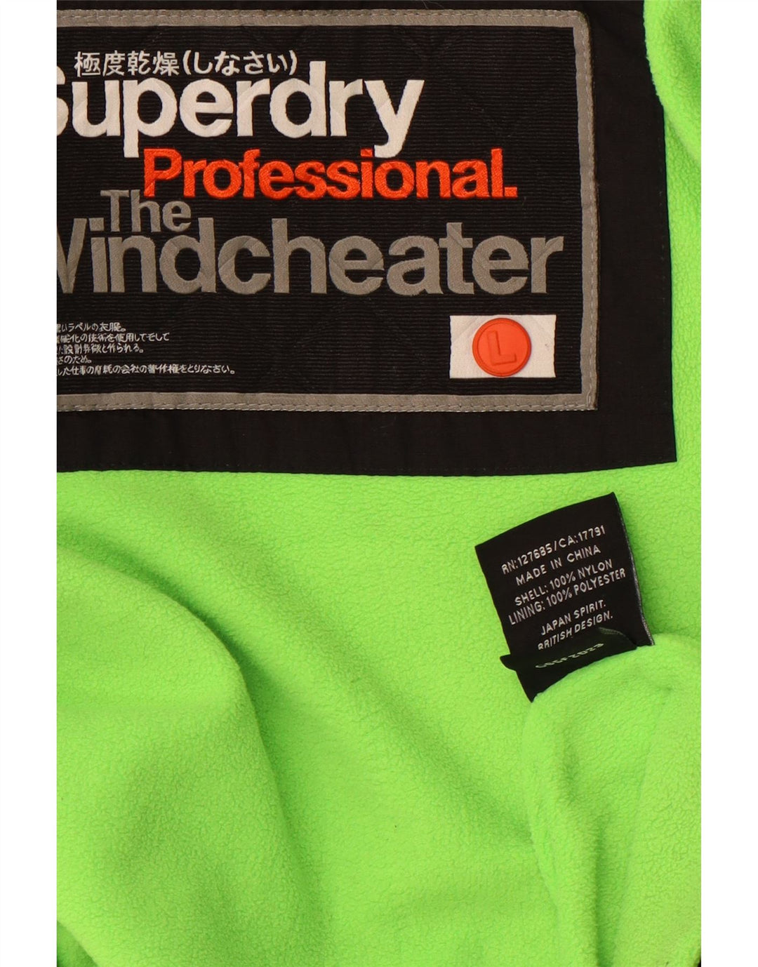 SUPERDRY Damen The Windcheater Windjacke UK 16 Large Schwarz